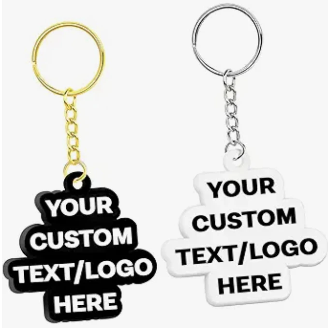 Keychain tal-gomma tal-PVC